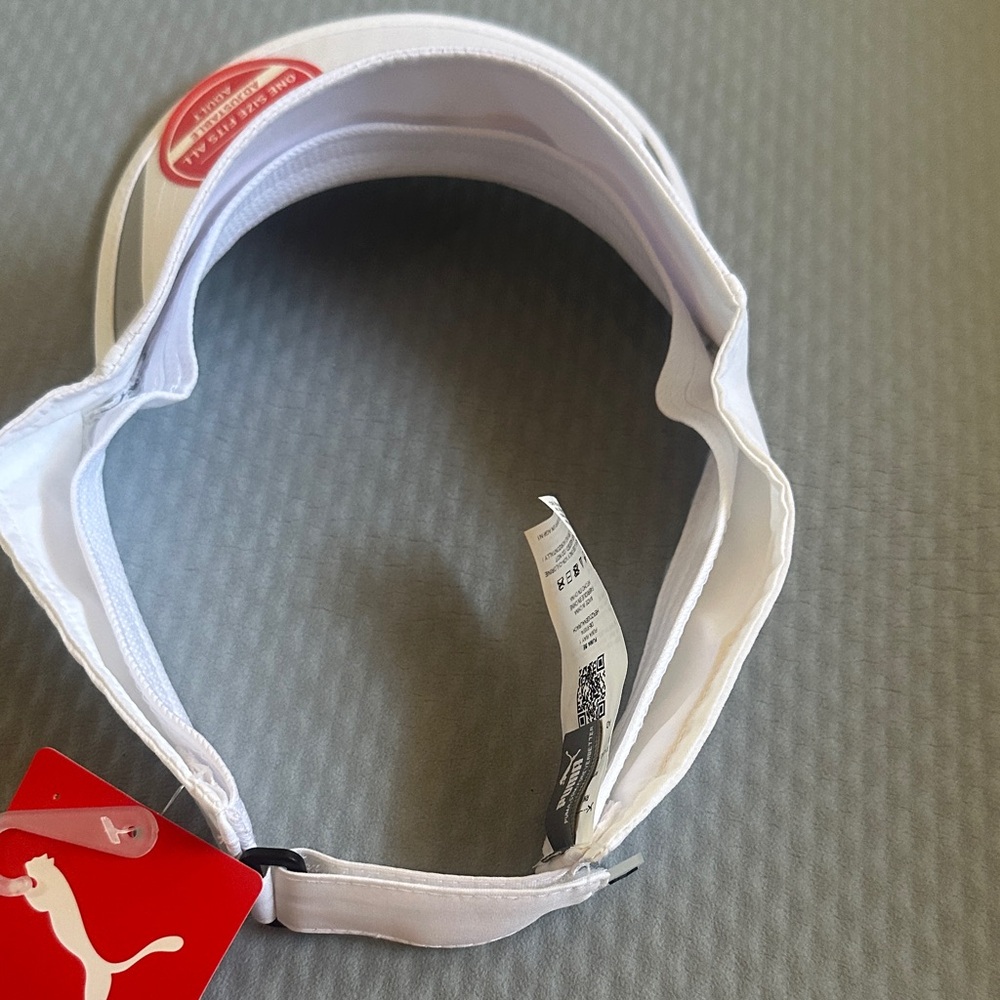 Puma Women’s White Adjustable Visor - Picture 2 of 8